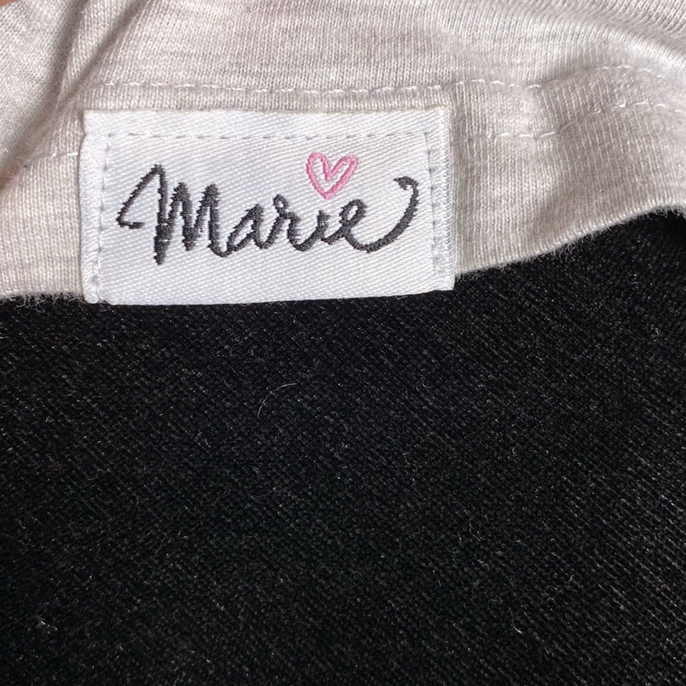 “Marie” from aristocrats light gray shirt sleeve shirt Sz medium - Picture 6 of 7